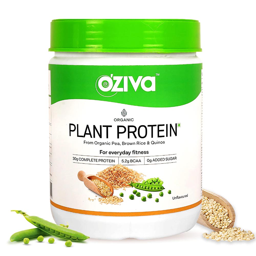 2 - Oziva Organic Plant Protein,  500 g  Unflavoured 