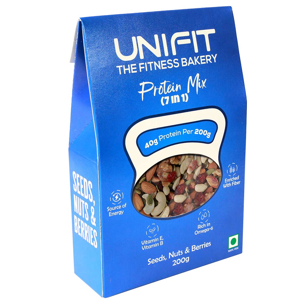 3 - UNIFIT Protein Mix (7 In 1),  Seeds Nuts & Berries  200 g 