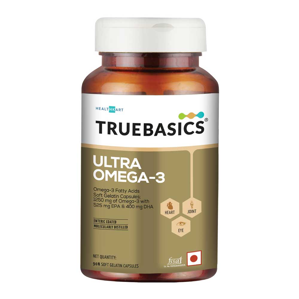 Truebasics Ultra Omega 3 Epa 525Mg N Dha 400Mg Online at Best Price