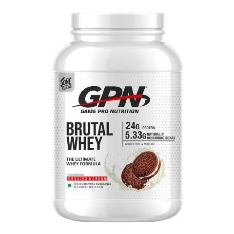 1 - Gamepro Nutrition Brutal Whey,  2.2 lb  Cookies & Cream 