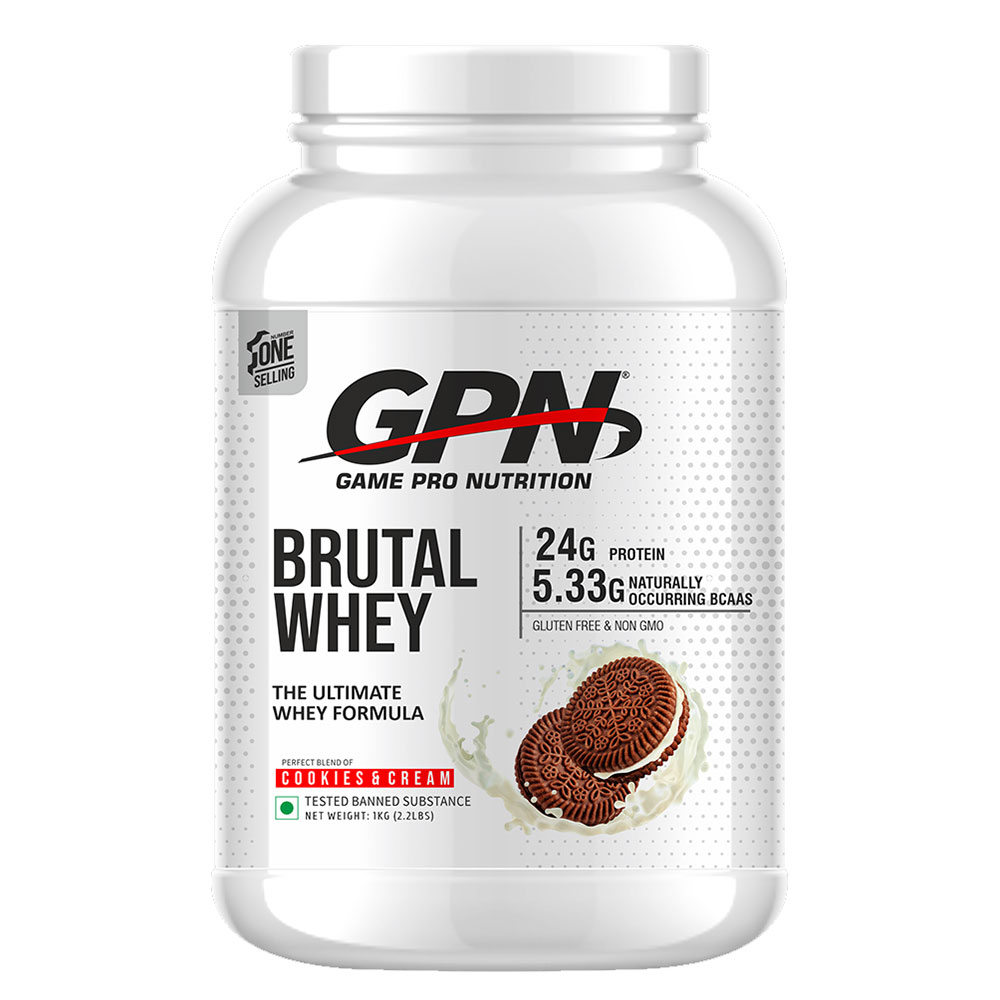 1 - Gamepro Nutrition Brutal Whey,  2.2 lb  Cookies & Cream 