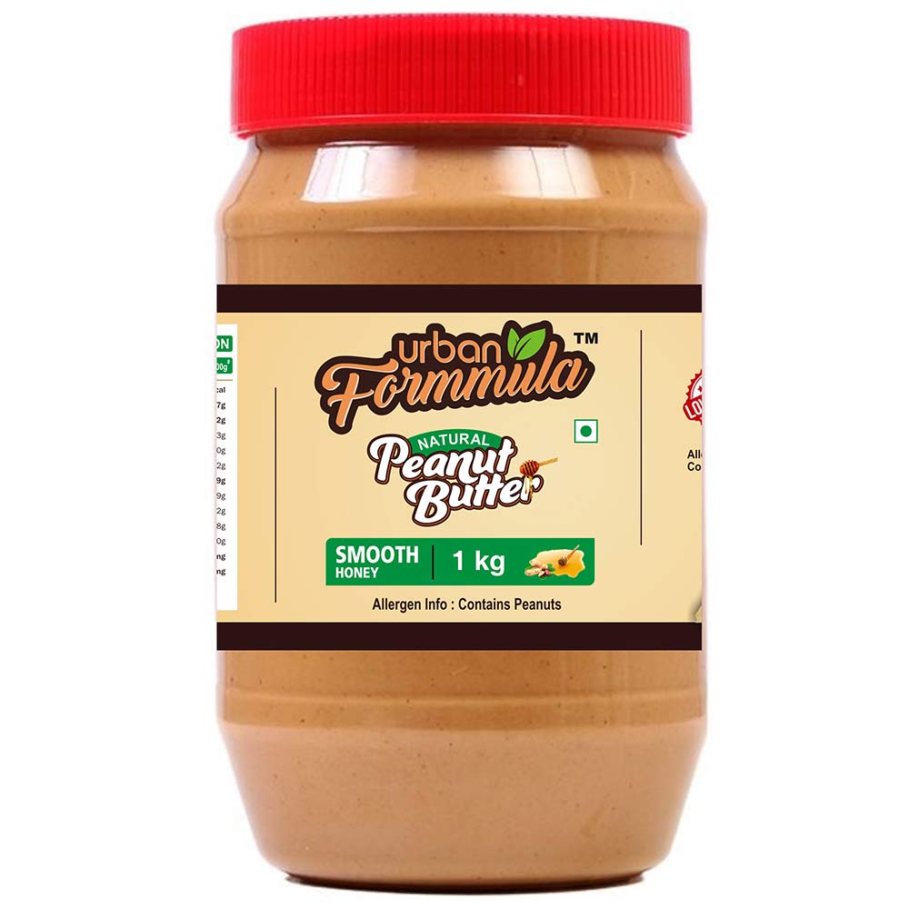1 - Urban Formmula Honey Peanut Butter,  1 kg  Smooth 