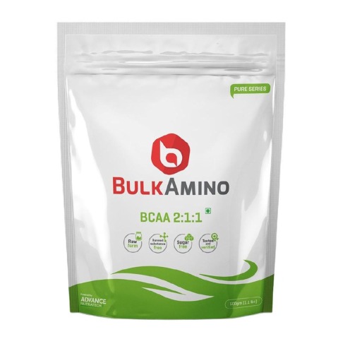 Advance Nutratech BulkAmino BCAA 2:1:1,  1.1 lb  100 Servings  Unflavoured 