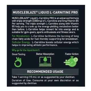 Liquid Carnitine PRO - Triple Strength Formula OP at Best Price in India