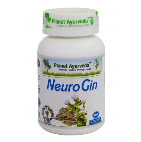 Planet Ayurveda Neuro Gin 500 mg,  60 veggie capsule(s) 