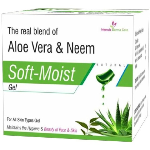 Intencis Derma Care Aloe Vera & Neem Soft-Moist Gel,  100 g  All Type Skin 