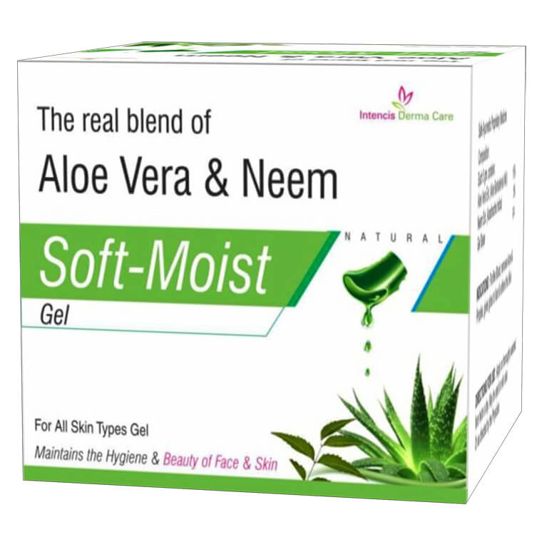 Intencis Derma Care Aloe Vera & Neem Soft-Moist Gel,  100 g  All Type Skin 