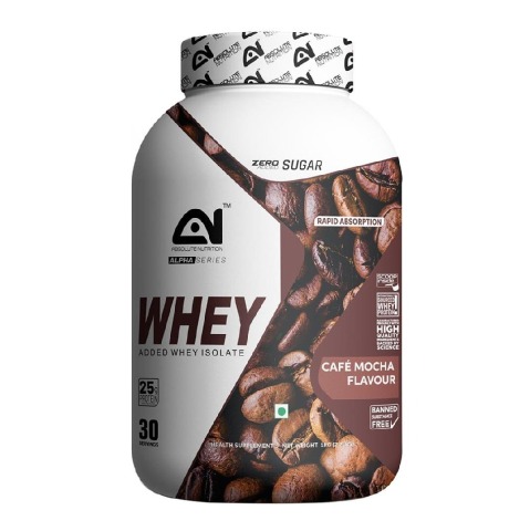 1 - Absolute Nutrition Whey Protein, 2.2 lb Cafe Mocha