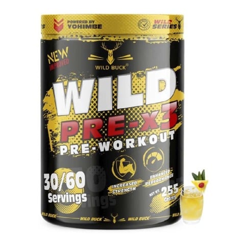 1 - Wild Buck Wild Pre-x3, 0.56 lb Pina Colada