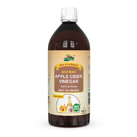1 - Dr. Patkar's Apple Cider Vinegar, 0.5 L Garlic & Honey