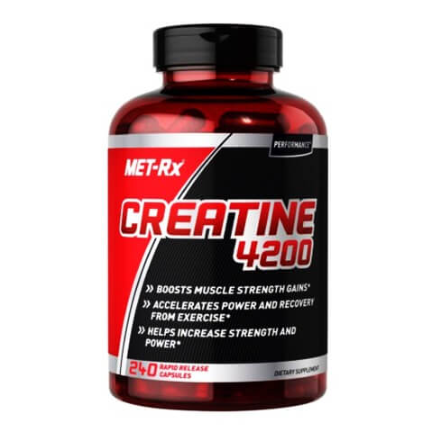 MetRx Creatine 4200,  Unflavoured  240 capsules 