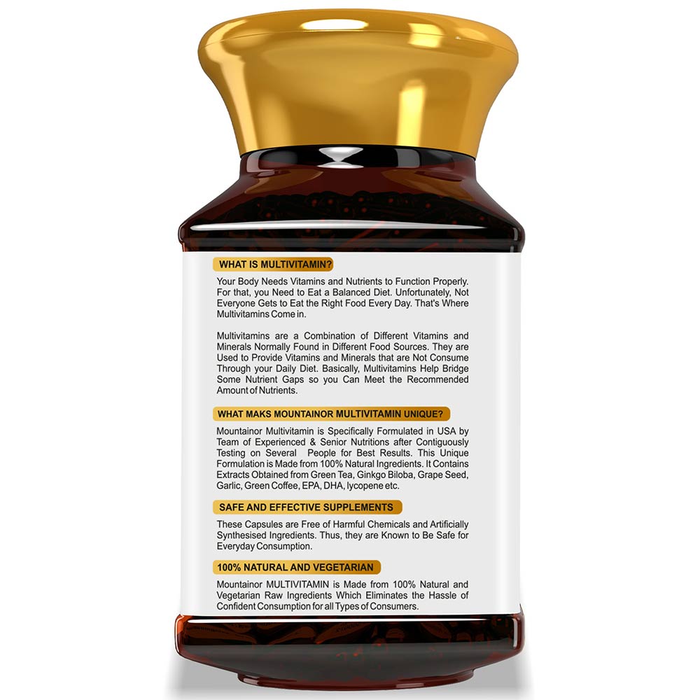 3 - Mountainor Complete Multivitamins,  90 capsules  Unflavoured 