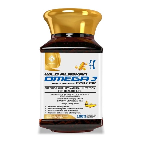 1 - Mountainor Omega 3 Fish Oil, 60 softgels