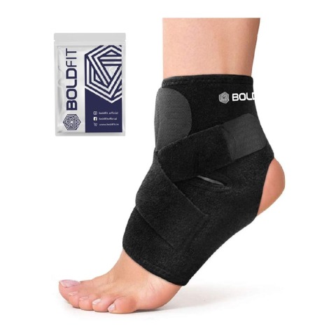 1 - Boldfit Ankle Support,  Black  Free Size 