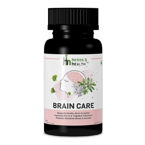 1 - Herbs & Health Brain Care,  60 capsules 