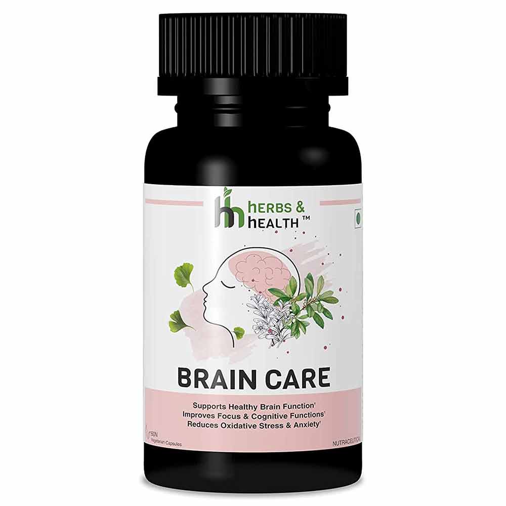 1 - Herbs & Health Brain Care,  60 capsules 