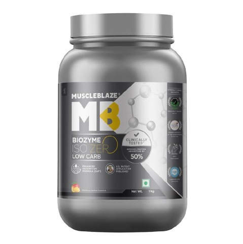 2 - MuscleBlaze Iso-Zero, 2.2 lb Low Carb Tropical Mango