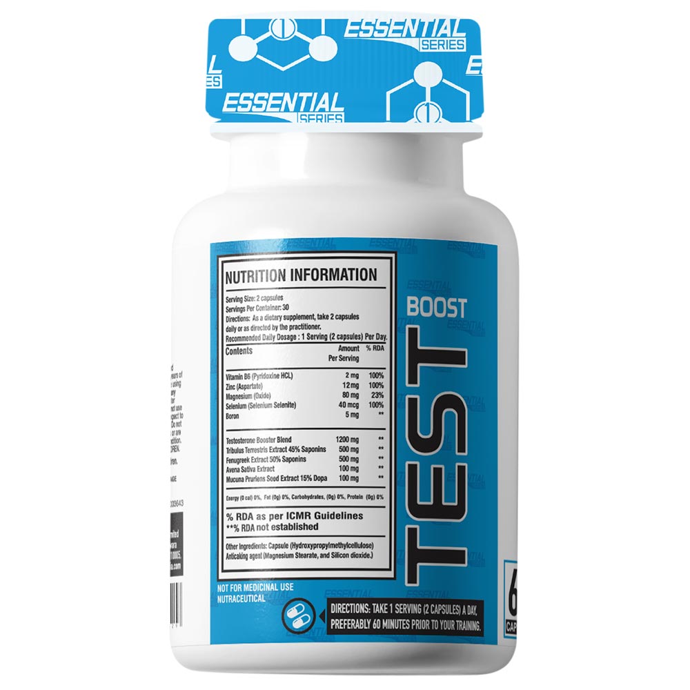 2 - One Science Essential Series Test Boost,  60 capsules 