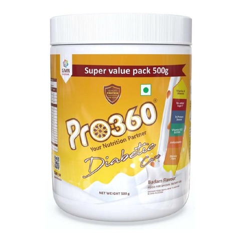 1 - PRO360 Diabetic Nutritional Beverage Mix,  1.1 lb  Badam 