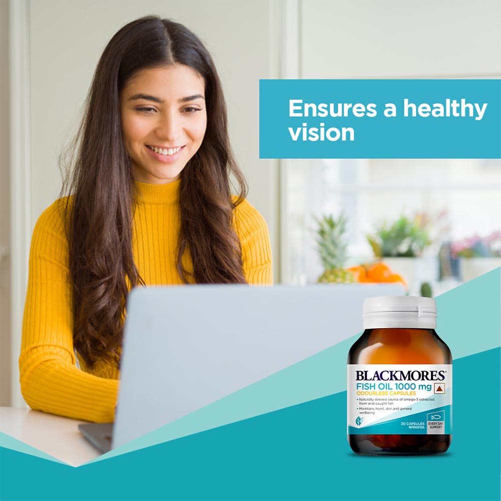 9 - Blackmores Fish Oil 1000mg,  30 capsules 