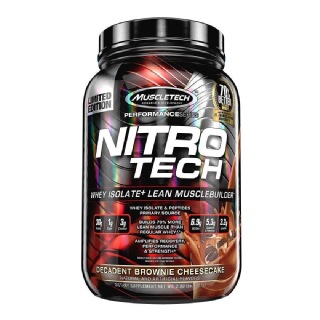 MuscleTech NitroTech Performance Series, 2 lb Decadent Brownie Cheesecake