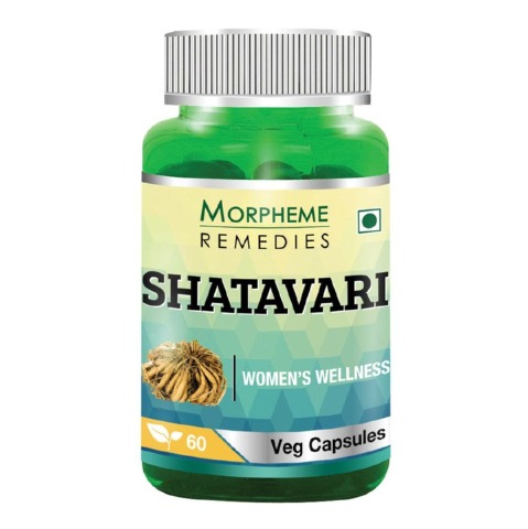 Morpheme Remedies Shatavari (500 mg), 60 veggie capsule(s) Morpheme Remedies Shatavari (500 mg), 60 veggie capsule(s)
