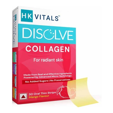 4 - HealthKart HK Vitals DISOLVE Collagen OP, 30 Strip(s) Mango