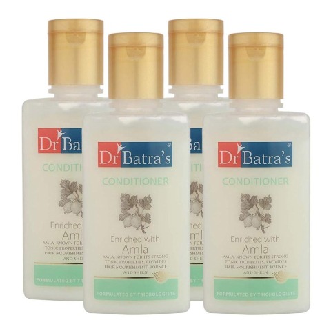 Dr Batra's Conditioner,  100 ml  Enriched with Amla (Pack of 4) 