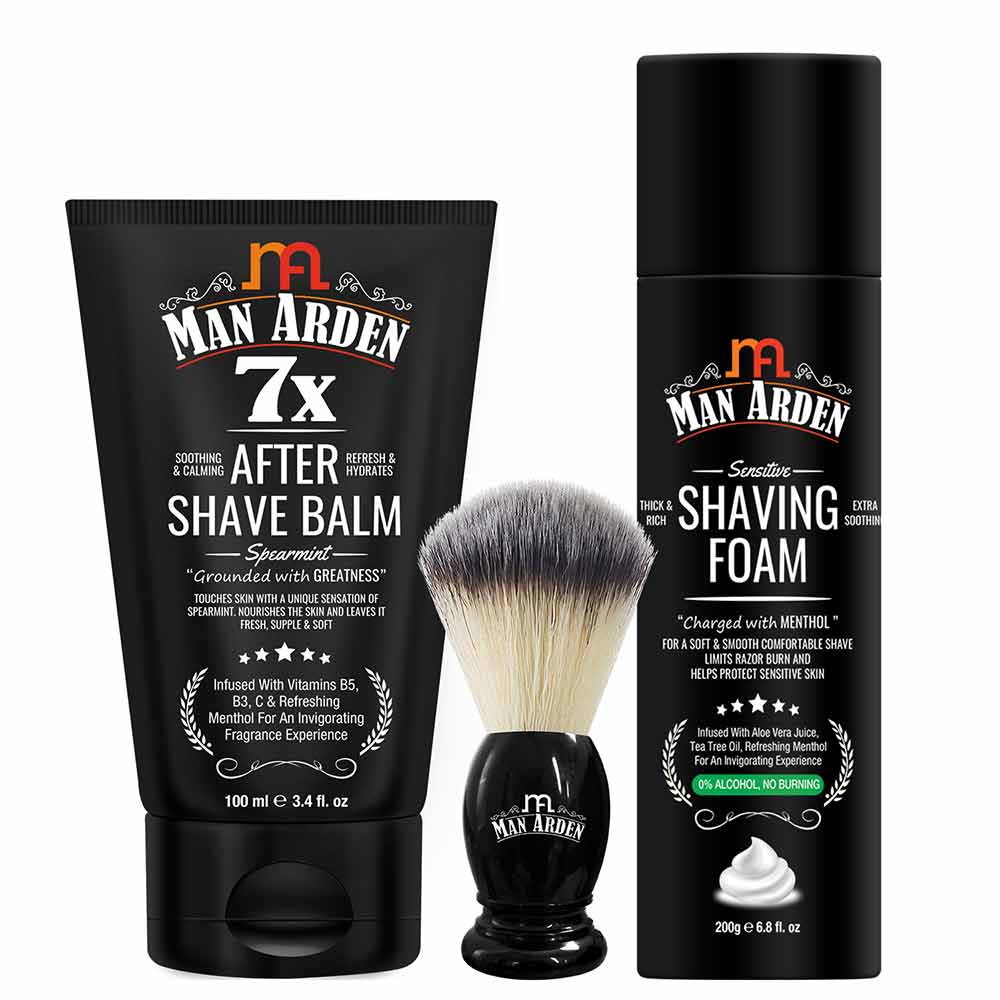 After Shave Balm, Shaving Brush Shaving Foam Combo at Best Price