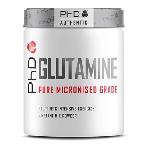 PhD Glutamine,  0.55 lb  Unflavoured 