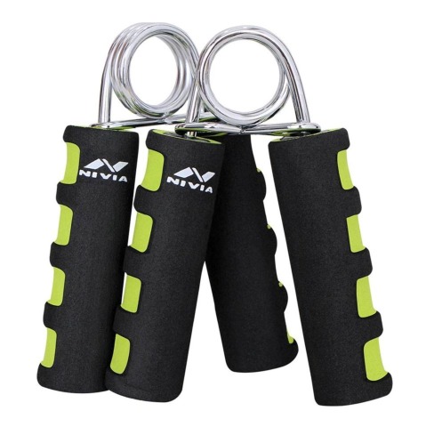 1 - Nivia Foam Hand Grip 2.0,  Black & Green 