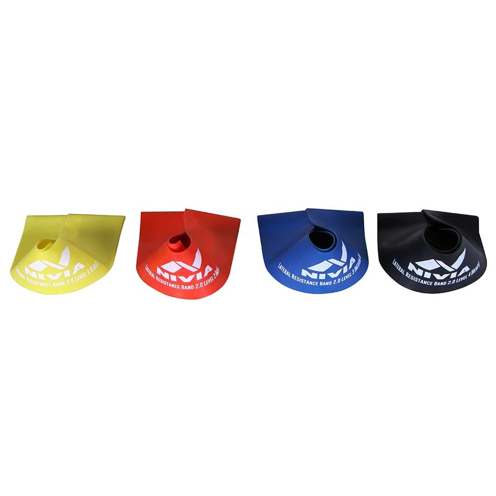 7 - Nivia Lateral Resistance Band 2.0,  Yellow  Level 1 (Light) 