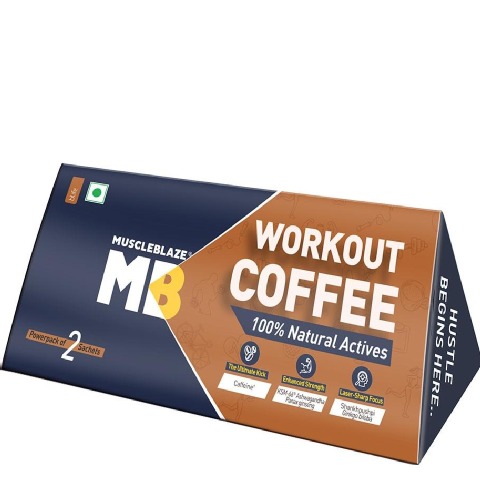 1 - MuscleBlaze Workout Coffee,  2 Piece(s)/Pack  Coffee with Herbs 