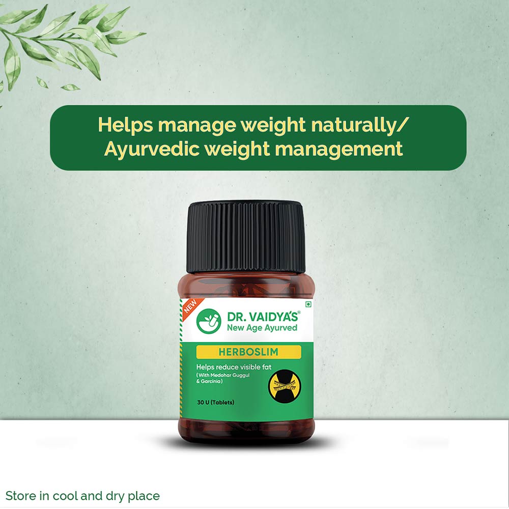 3 - Dr. Vaidya's Herboslim,  30 tablet(s) 