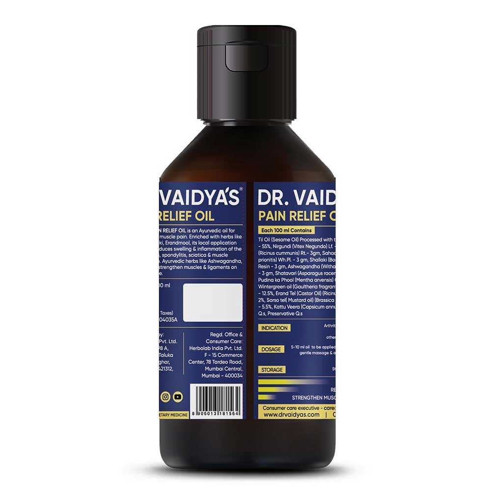 2 - Dr. Vaidya's Pain Relief Oil (Pack of 3),  100 ml 