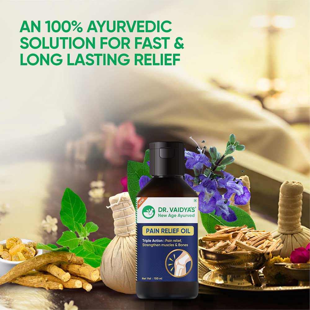 7 - Dr. Vaidya's Pain Relief Oil (Pack of 3),  100 ml 
