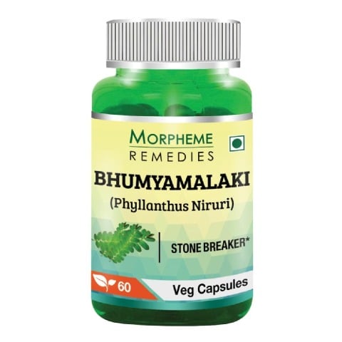 Morpheme Remedies Phyllanthus Niruri (500 mg), 60 veggie capsule(s) Morpheme Remedies Phyllanthus Niruri (500 mg), 60 veggie capsule(s)