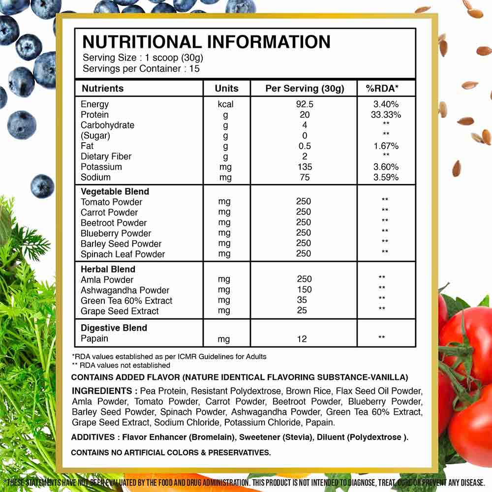 3 - Leopard Nutrition Vegan Protein,  0.99 lb  Vanilla 