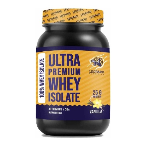 1 - Leopard Nutrition Ultra Premium Whey Isolate,  1.98 lb  Vanilla 