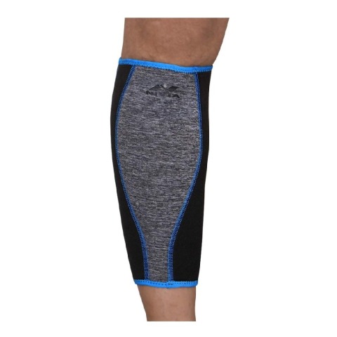 1 - Nivia Orthopedic Calf Support Slip-In Type (MB-12), Grey-Black Small