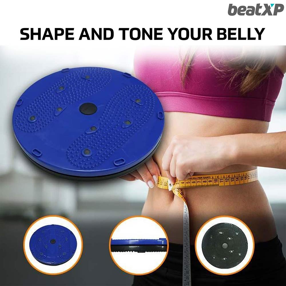 3 - beatXP Tummy Twister ABS Exerciser,  Black and Blue  100 kg 