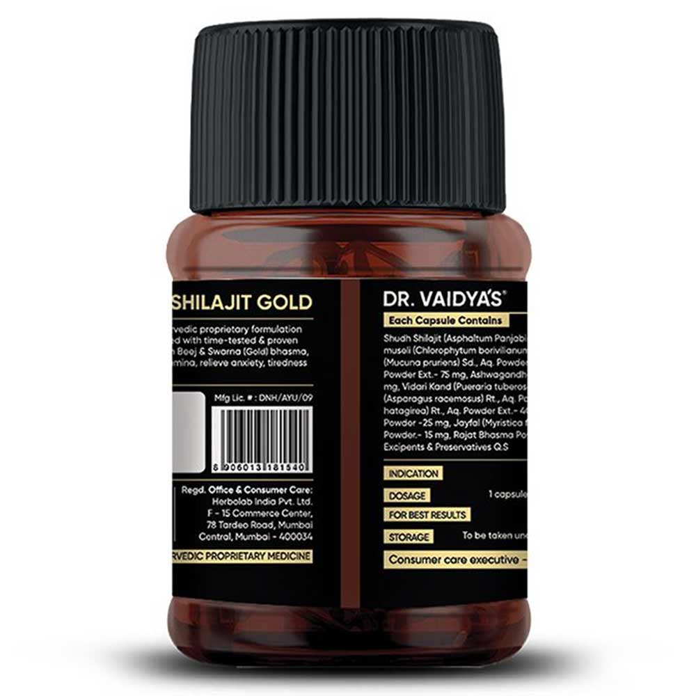 2 - Dr. Vaidya's Shilajit Gold,  30 capsules 