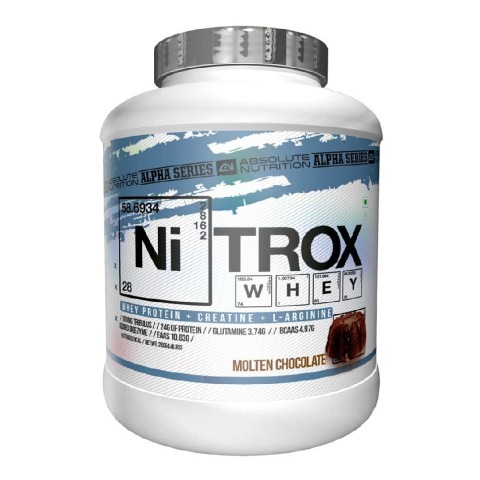 1 - Absolute Nutrition Alpha Whey Nitrox Protein Powder, 4.4 lb Molten Chocolate