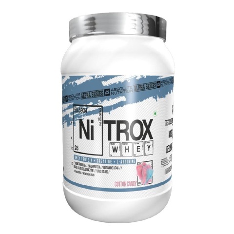1 - Absolute Nutrition Alpha Whey Nitrox Protein Powder,  2.2 lb  Cotton Candy 