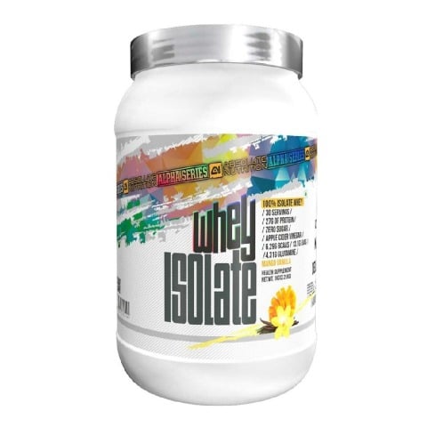 1 - Absolute Nutrition Alpha Whey Isolate Protein, 2.2 lb Mango Vanilla