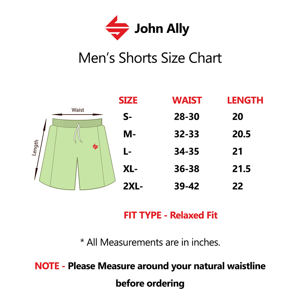 5 - John Ally Dry-Fit Gym Workout Shorts with Zipper Pockets & Flap Pockets,  2XL  Jet Black 