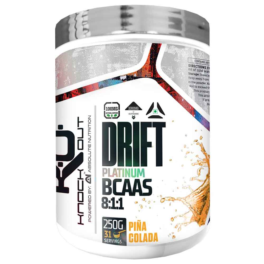 1 - Absolute Nutrition Knockout Series Drift BCAA 8:1:1,  0.55 lb  31 Servings  Pina Colada 