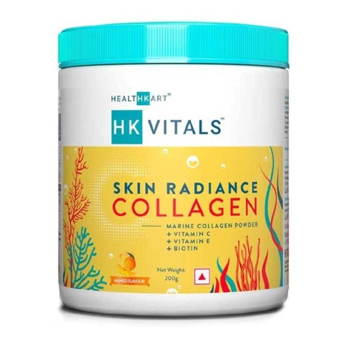HealthKart HK Vitals Skin Radiance Collagen, 200 g Mango