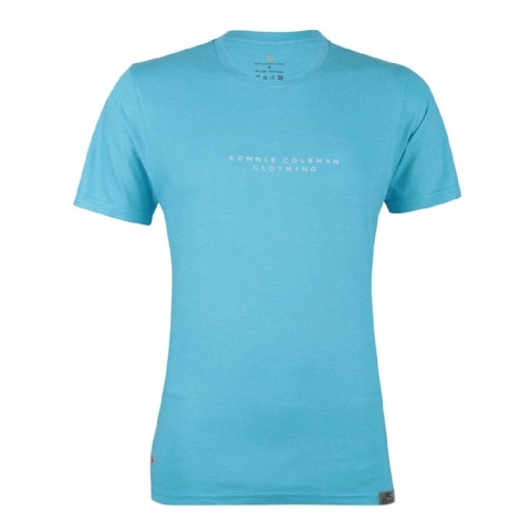 Rocclo T Shirt-5096,  Aqua Blue  Large 