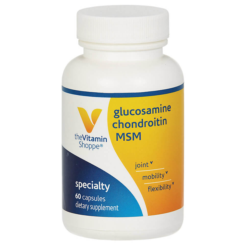 The Vitamin Shoppe Glucosamine & Chondroitin With Msm,  60 capsules 